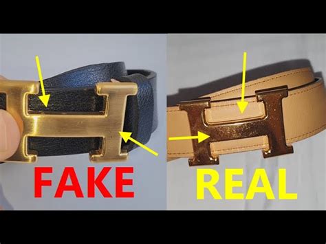 original vs fake hermes belt